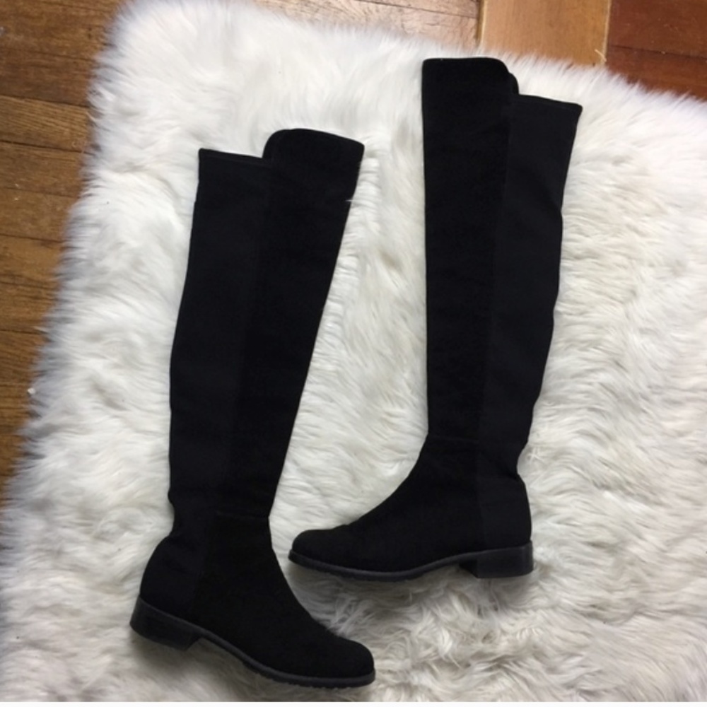 Stuart Weitzman 50/50 Suede Over The Knee Boot 7